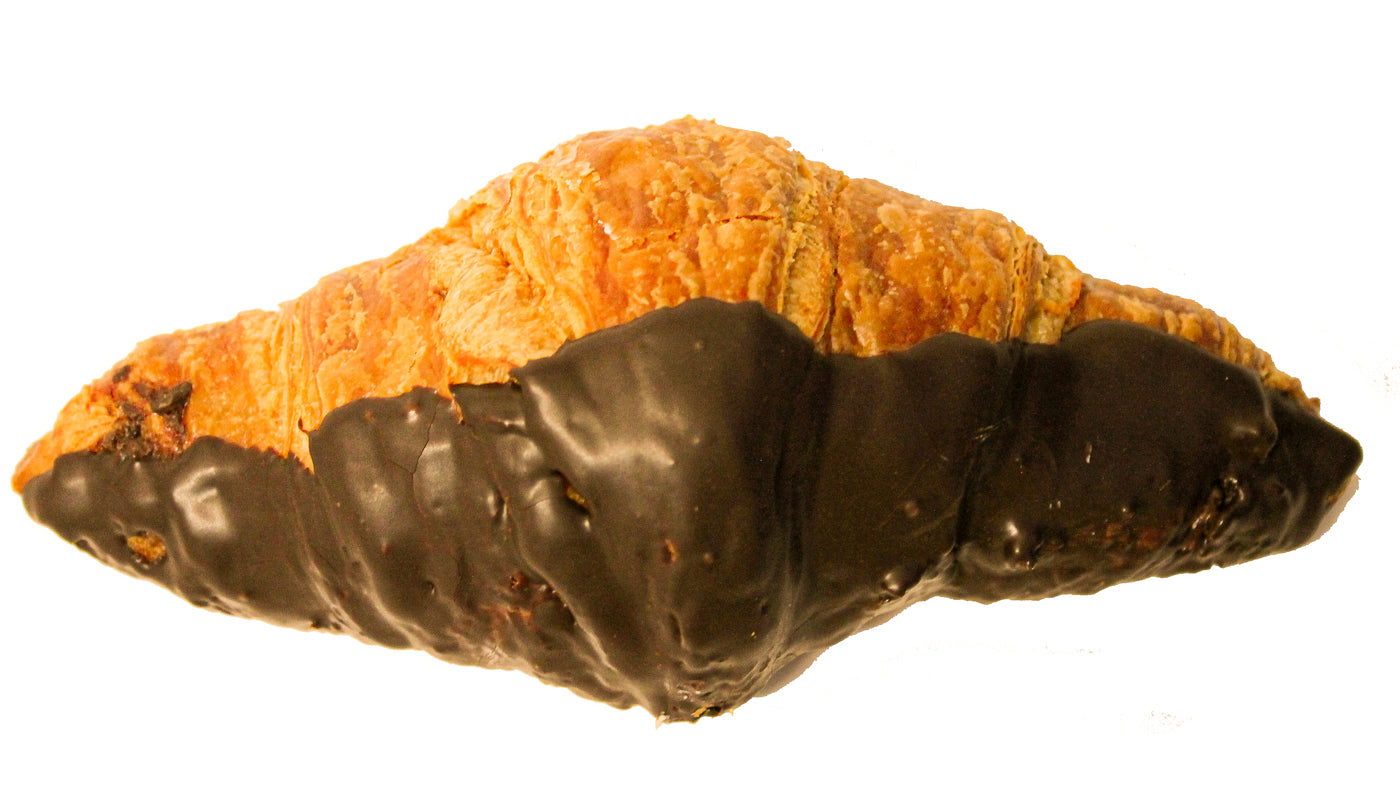 Croissant de chocolate negro grande