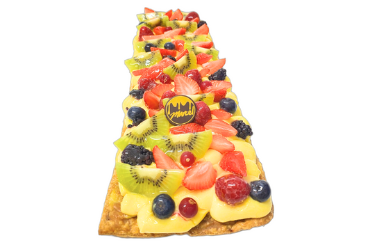 Banda de fruita de crema