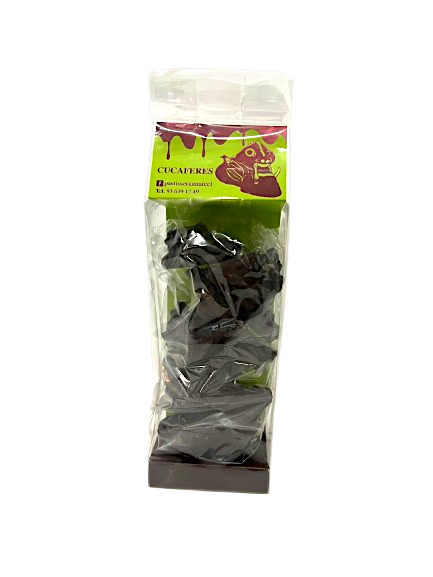 Tifes de cucafera de xocolata negra