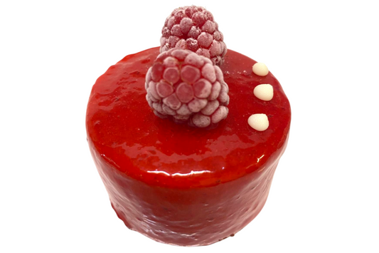Mousse individual de fruits vermells